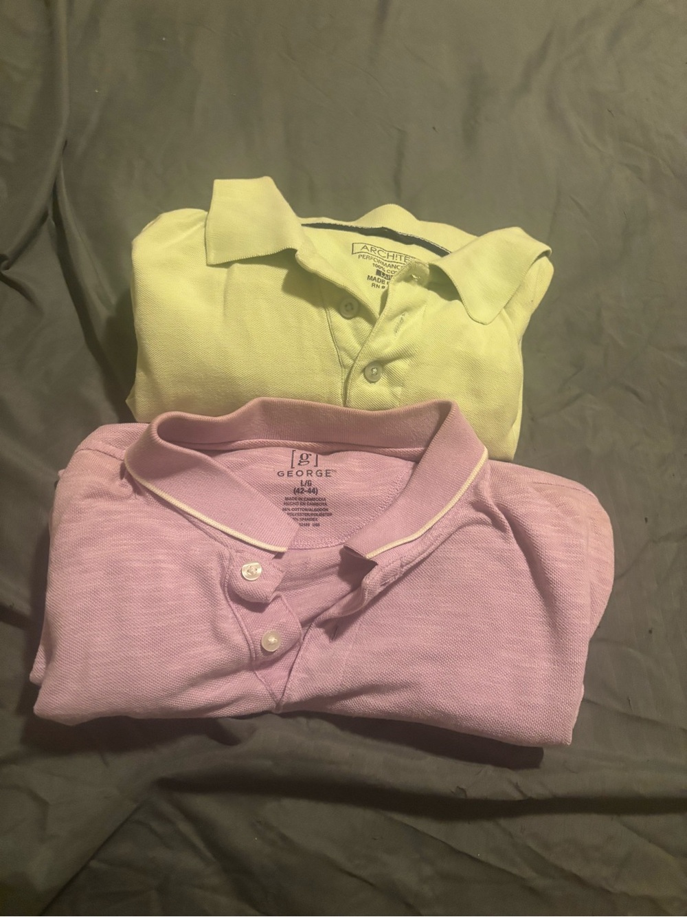 Men’s size large polo’s
